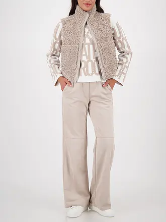 MONARI | Chaleco reversible con aspecto de piel | beige